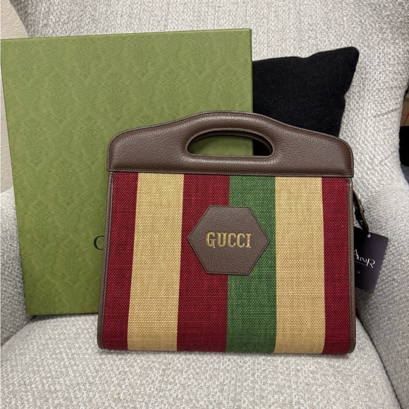 Gucci Brown and Multicolor Men's Bag - Picture 1 of 4